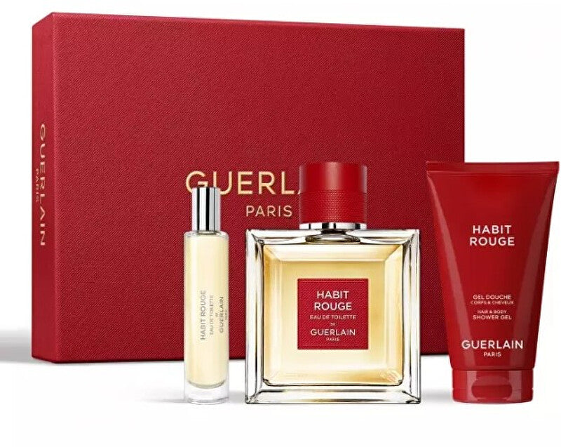 Habit Rouge - EDT 100 ml + shower gel 75 ml + EDT 10 ml