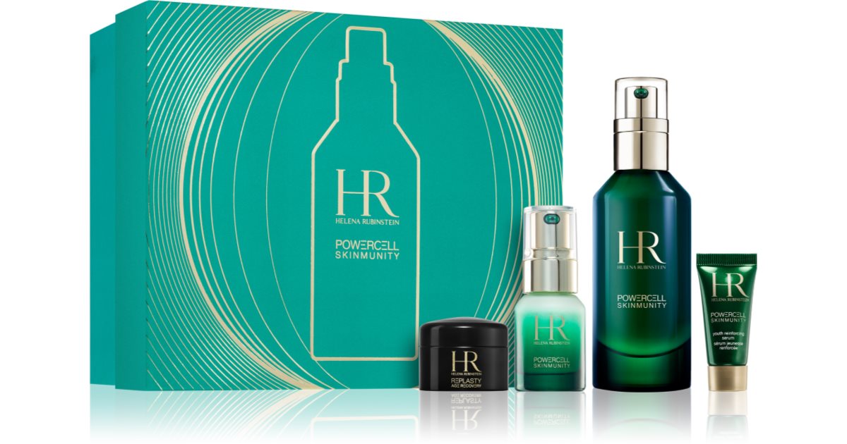 Helena rubinstein Helena Rubinstein Powercell confezione regalo siero protettivo 30 ml + trattamento occhi rinfrescante illuminante 3 ml + emulsione rivitalizzante viso 10 ml + Replasty crema notte rigenerante 5 ml