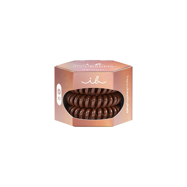 Hair band Original Premium Pretzel Brown 3 pcs