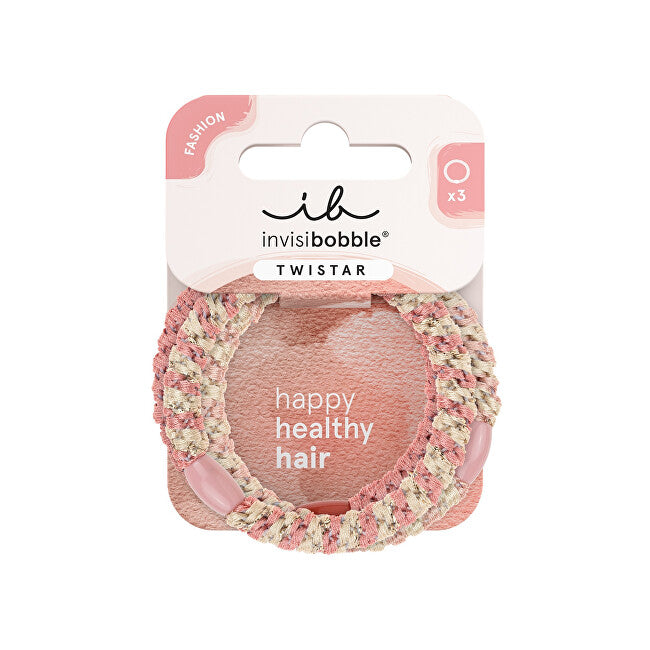 Elastic band Twistar Blush Braids 3 pcs