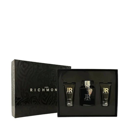 J.r. uomo edt 100 ml + dopobarba 50ml + gel doccia 50ml