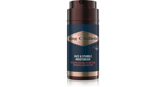 Gillette Gillette King C. Face & Stubble crema idratante per viso e barba per uomo 100 ml