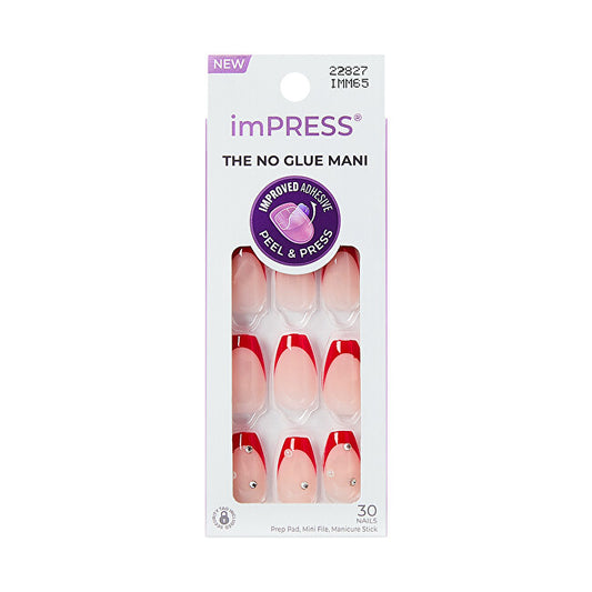 Self-adhesive nails imPRESS Nails - Happy World 30 pcs