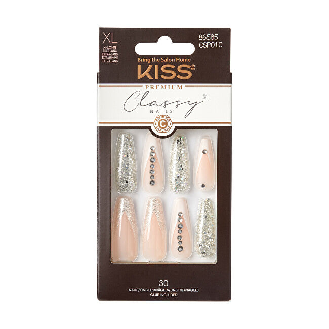 Adhesive nails Classy Nails Premium - Sophisticated 30 pcs