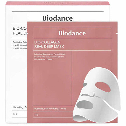 Biodance Biodance Maschera viso al collagene biocollagene (Real Deep ) 4 pezzi