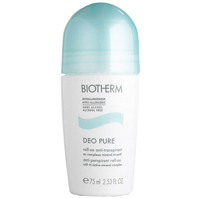 Ball antiperspirant without alcohol Deo Pure (Antiperspirant Roll-on with Tri-active Mineral Complex) 75 ml