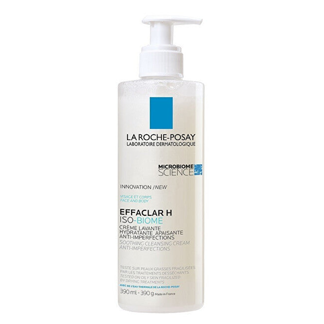 Cleansing cream for problematic skin Effaclar H Iso-Biome (Soothing Cleansing Cream) - Volume: 390 ml
