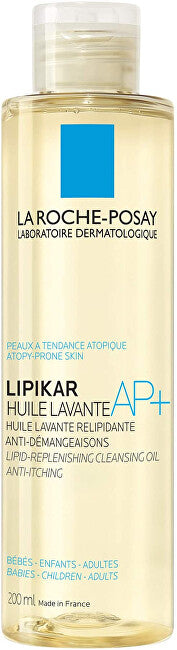 Softening shower and bath oil for sensitive skin Lipikar Huile Lavante AP + (Lipid-Replenishing Cleansing Oil) - Volume: 1000 ml