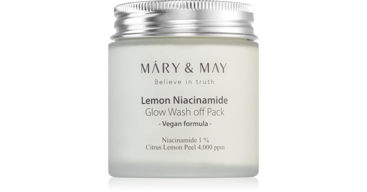 Mary & may Mary & may Confezione Lemon Niacinamide Glow MASCHERA VISO DETERGENTE  - 125g