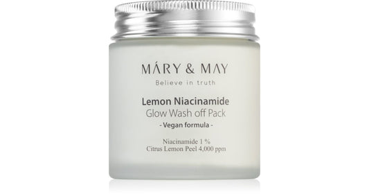 Mary & may Mary & may Confezione Lemon Niacinamide Glow MASCHERA VISO DETERGENTE  - 125g