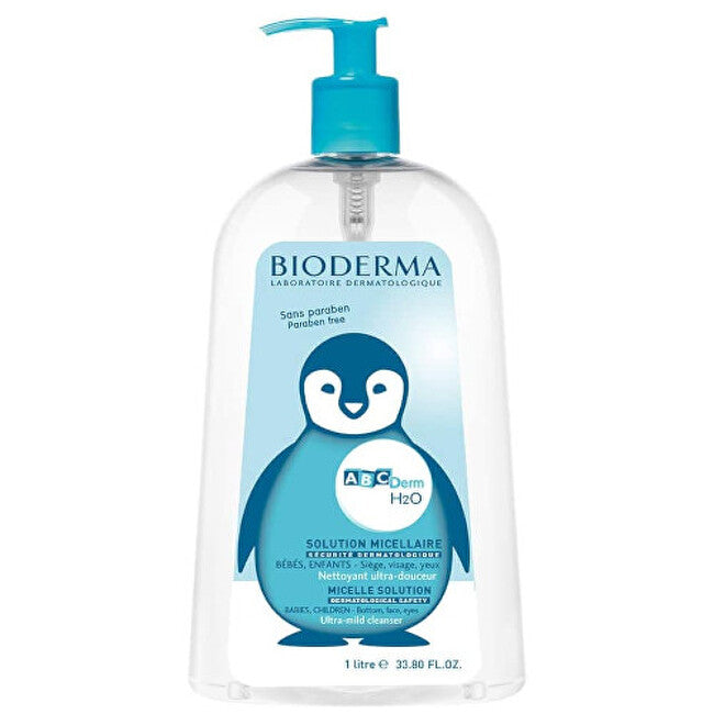 Micellar water for baby´s sensitive skin ABCDerm (H2O Micelli Solution) 1000 ml