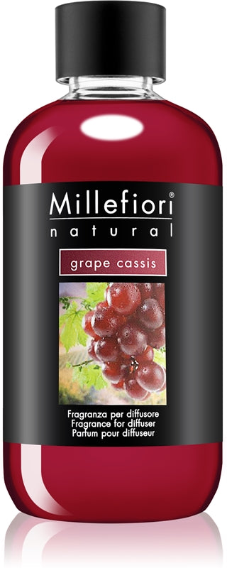 Millefiori Milano Grape Cassis ricarica per diffusori di aromi 250 ml