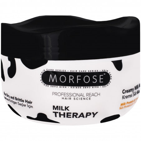 Morfose Milk Therapy Mask – maschera nutriente per capelli secchi e indeboliti, 500ml