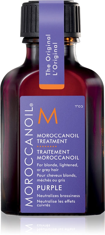 Moroccanoil Treatment Purple olio nutriente per capelli biondi e grigi 25 ml