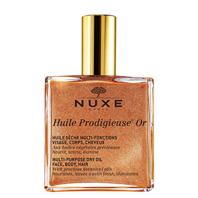 Multipurpose dry oil with glitter Huile Prodigieuse OR (Multi-Purpose Dry Oil) - Volume: 100 ml
