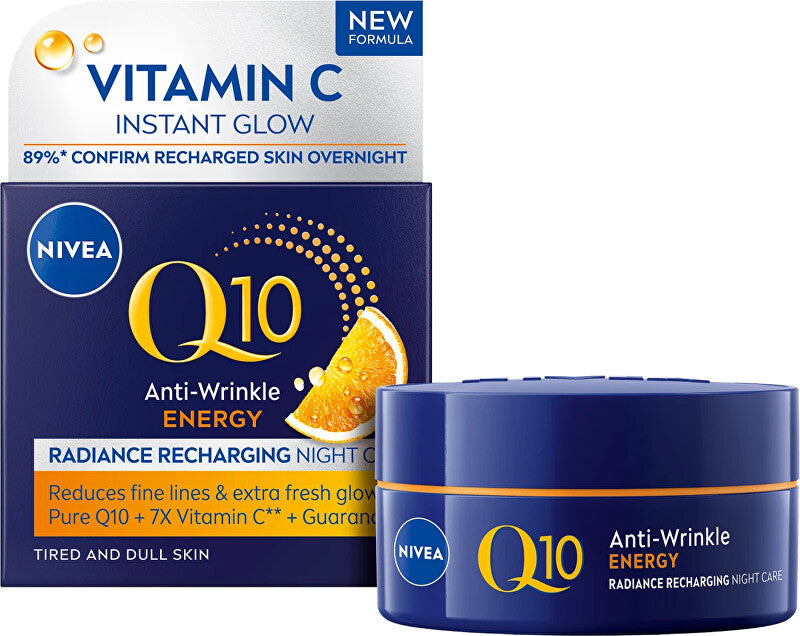 Energizing night cream against wrinkles Q10 Energy (Cream) 50 ml