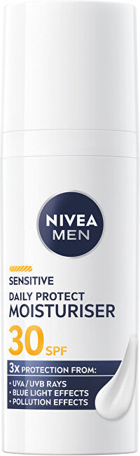 Moisturizing day cream for men SPF 30 Men Sensitive (Daily Protect Moisturiser) 50 ml