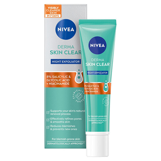 Night exfoliating skin peeling Derma Skin Clear (Night Exfoliator) 40 ml