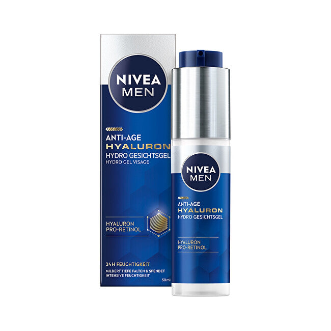 Nivea Men Hyaluron Anti-Age Refreshing Skin Gel (Hydro Gel Visage) 50 ml