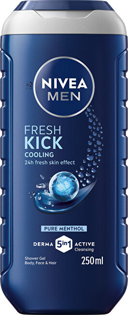Men Fresh Kick shower gel for face, body and hair 250 ml