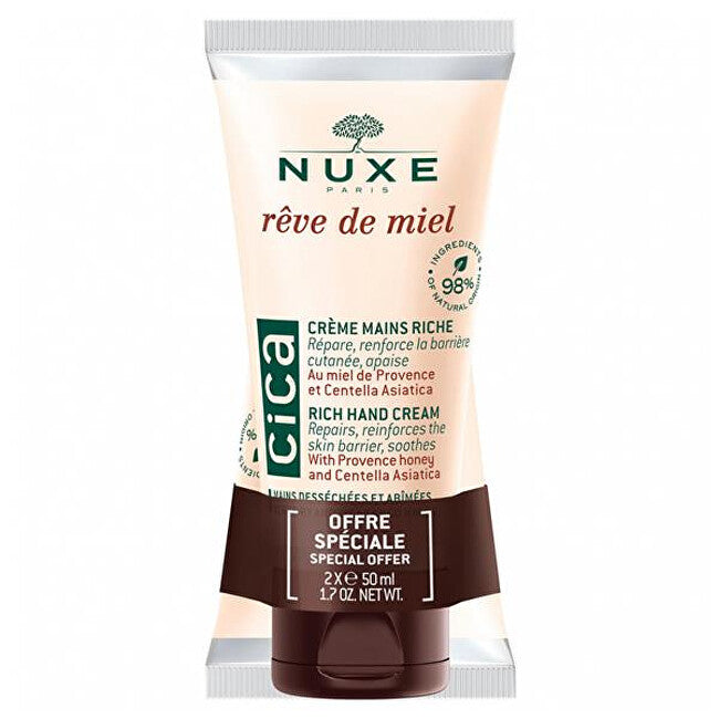 Set of hand creams Rêve De Miel Cica (Rich Hand Cream) 2 x 50 ml