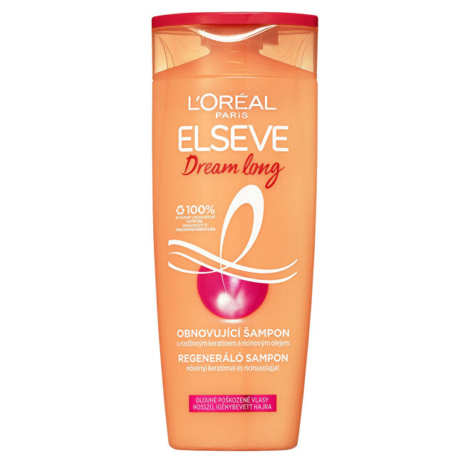 Restoring Shampoo For Damaged Long Hair Elseve Dream Long (Shampoo) - Volume: 500 ml - refill