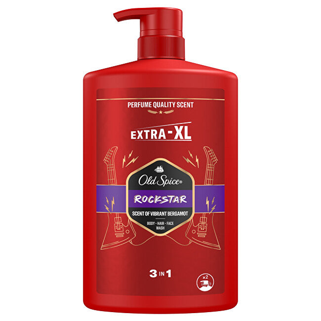 Shower gel 3 in 1 Rockstar Body, Hair, Face Wash - Volume: 1000 ml