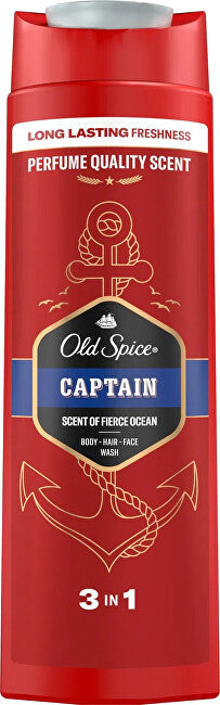 Shower gel 3 in 1 Captain (Shower Gel + Shampoo) - Volume: 400 ml