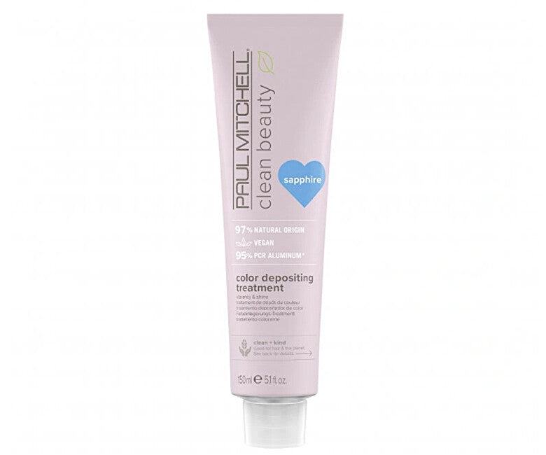 Toning hair mask Clean Beauty Sapphire (Color Depositing Treatment) 150 ml
