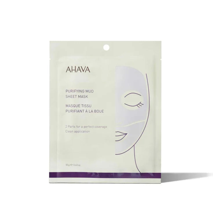 Ahava srl Purifying Mud Sheet Maschera Ahava 18G