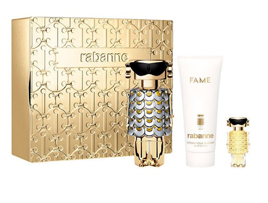 Fame - EDP 80 ml + tělové mléko 100 ml + EDP 4 ml