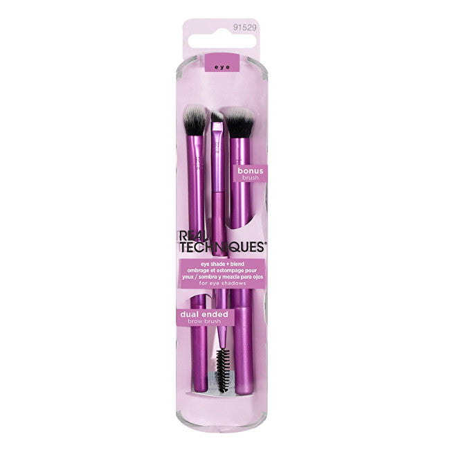 Eyeshadow duo + eyebrow brush