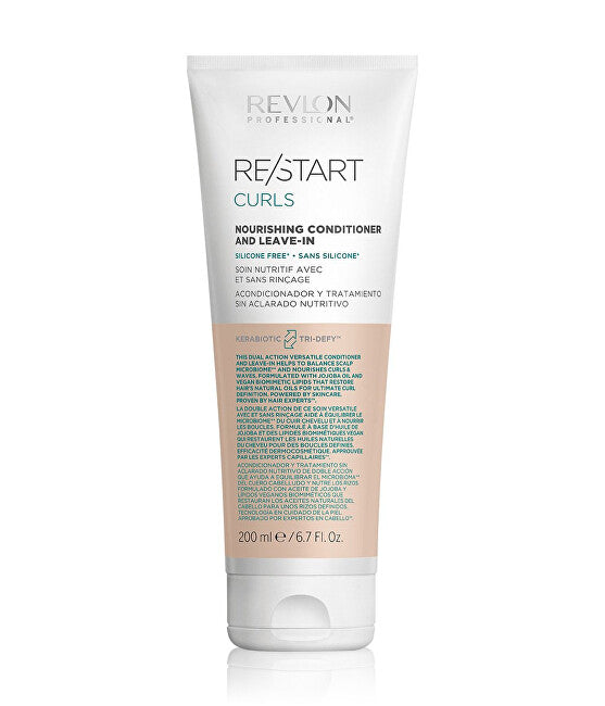 Leave-in nourishing conditioner for curly and wavy hair Restart Curls (Nourishing Conditioner) - Volume: 200 ml