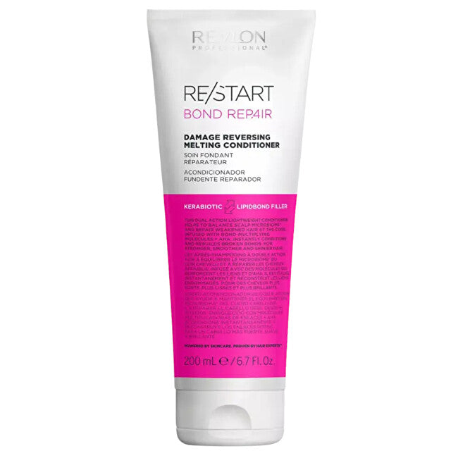 Conditioner for damaged hair Restart Bond Repair (Damage Reversing Melting Conditioner) - Volume: 200 ml
