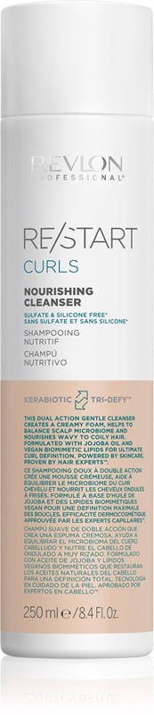 Revlon RE/START Curls Cleancer - shampoo detergente per capelli ricci e mossi, 250ml