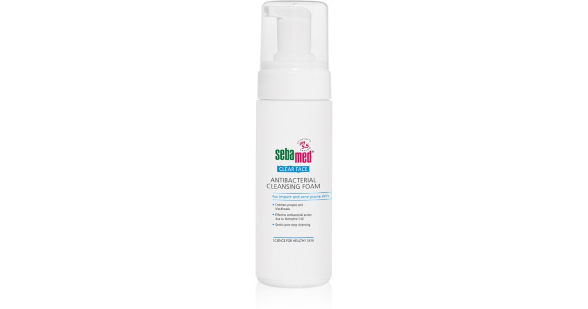 Sebamed Sebamed Schiuma Detergente Antibatterica Viso Trasparente - 150ml