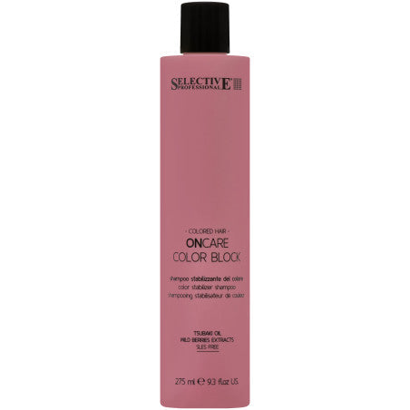 Selective On Care Color Block - shampoo stabilizzante il colore dei capelli tinti, 275 ml