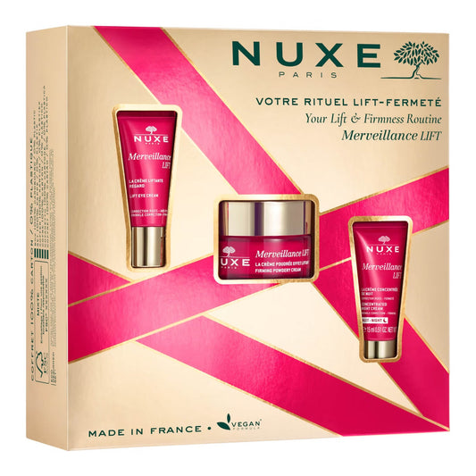 Nuxe Set Nuxe: Merveillance Expert Lifting Crema Viso 50 ml + Merveillance Lift Vegan Lifting Crema Occhi 15 ml + Merveillance Lift Vegan Lifting Crema Notte Viso 15 ml