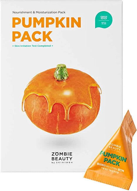 Skin 1004 Skin1004 Maschera viso nutriente con estratto di zucca Zombie Beaty (Confezione Pumpkin) 16x4 g