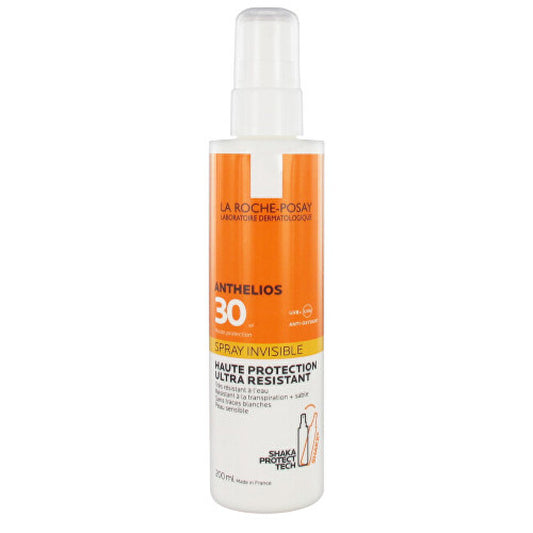 Sunscreen spray for sensitive skin SPF 30 Anthelios (Invisible Spray Ultra Resistant) 200 ml