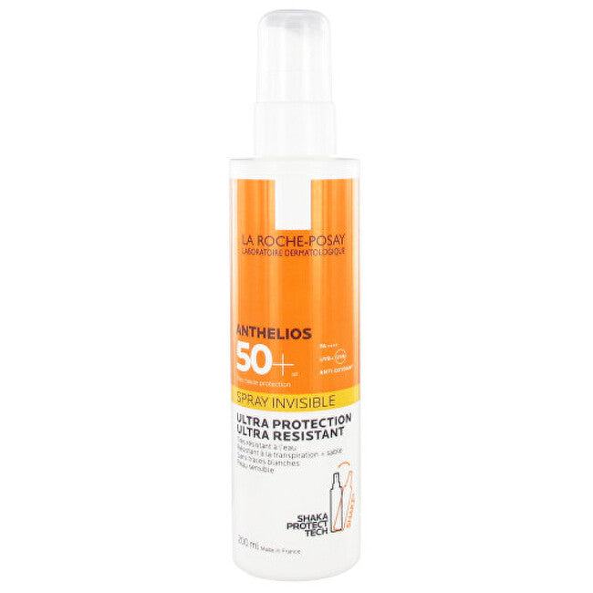 Sunscreen spray for sensitive skin SPF 50+ Anthelios (Invisible Spray Ultra Resistant) 200 ml