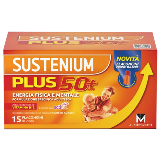 A.menarini ind.farm.riun.srl Sustenium Plus 50+ 15 Flaconcini