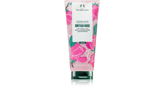 The body shop Scrub shower British Rose - Scrub shower shower smoothing - 200ml