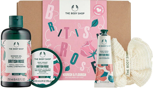 The body shop Set regalo per la care del body con rose britanniche