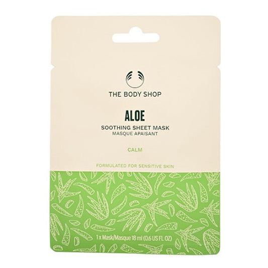 Soothing peeling face mask Aloe (Soothing Sheet Mask) 18 ml