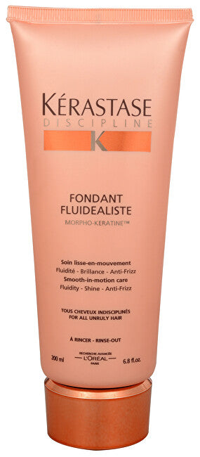 Smoothing unruly hair care for Discipline (Fondant Fluidealiste Smooth-in-motion Care) - Volume: 1000 ml
