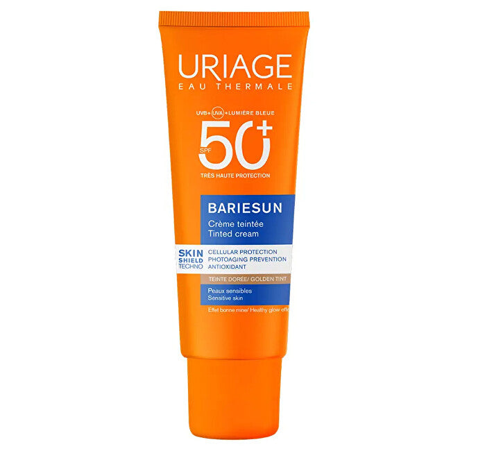 Tinted protective cream SPF 50+ Bariesun Gold Tinted Cream 50 ml