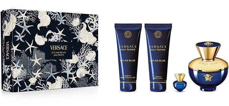 Pour Femme Dylan Blue - EDP ​​100 ml + body lotion 100 ml + shower gel 100 ml + EDP 5 ml