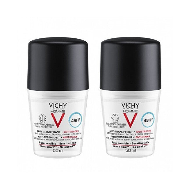 A set of antiperspirant balls for men with a 48-hour effect Homme 48h (Antiperspirant) 2 x 50 ml