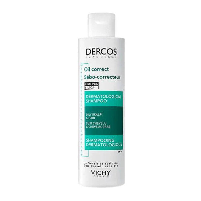 Shampoo for oily hair Dercos Oil Correct (Dermatological Shampoo) - Volume: 200 ml